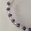 Thumbnail: Dark mauve bead and faux pearl tiara set