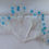 Thumbnail: Turquoise and clear glass bead tiara set
