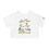 Thumbnail: "It's Hunting Season" With Logo Champion Heritage Cropped T-Shirt (Yellow)