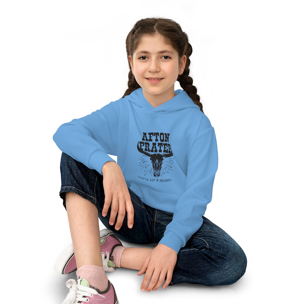 Thumbnail: "You've Got 8 Seconds" Children's Hoodie (AOP) With Logo