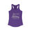 Thumbnail: "Life is Sweeter in Thinner Air" Women's Ideal Racerback Tank (White)