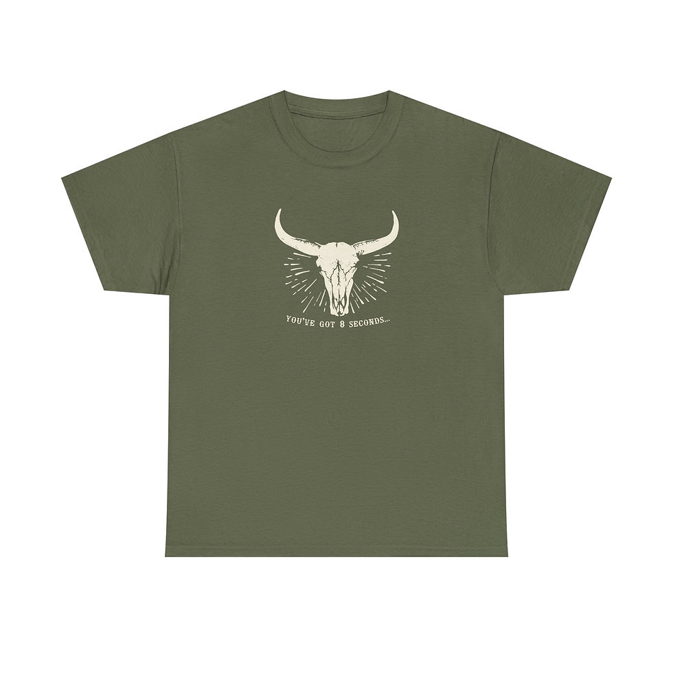 Thumbnail: "You've Got 8 Seconds" Unisex Heavy Cotton Tee