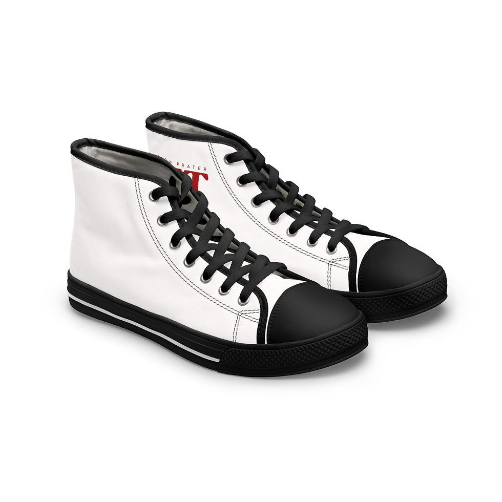 Thumbnail: "Grit & Grace" Women's High Top Sneakers (Red)