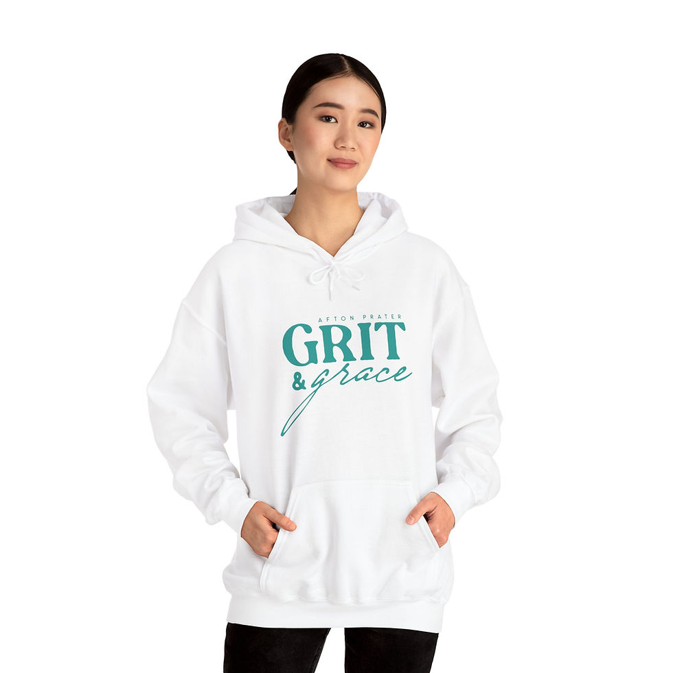 Thumbnail: "Grit & Grace" Heavy Blend™ Hooded Sweatshirt (Turquoise)