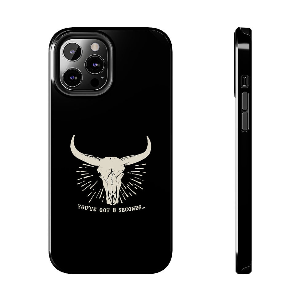 Thumbnail: Bull "You've Got 8 Seconds" Tough Phone Cases, Case-Mate