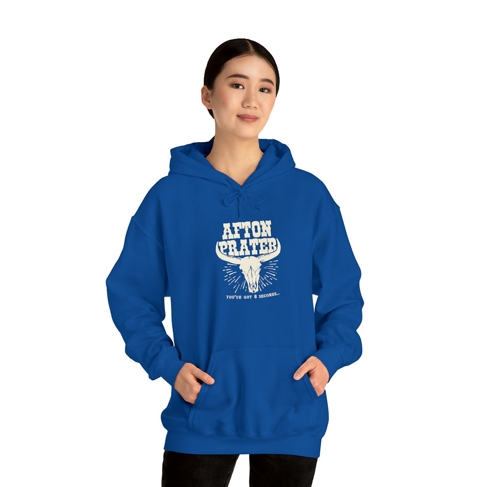 Thumbnail: "You've Got 8 Seconds" Unisex Heavy Blend™ Hooded Sweatshirt With Logo