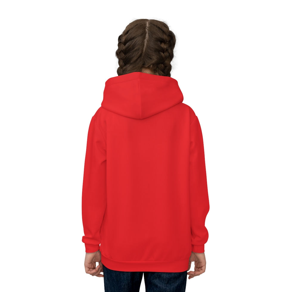 Thumbnail: Bull Children's Hoodie (AOP) With Logo