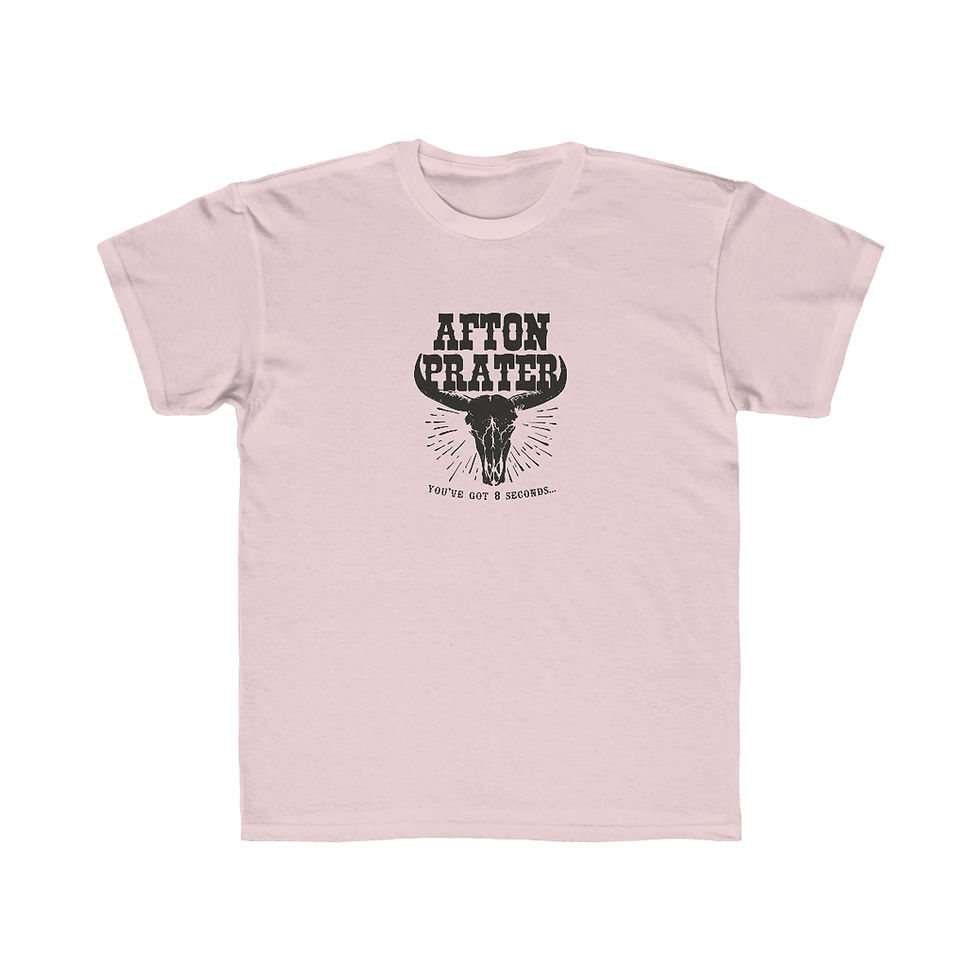 Thumbnail: "You've Got 8 Seconds" Kids Regular Fit Tee With Logo