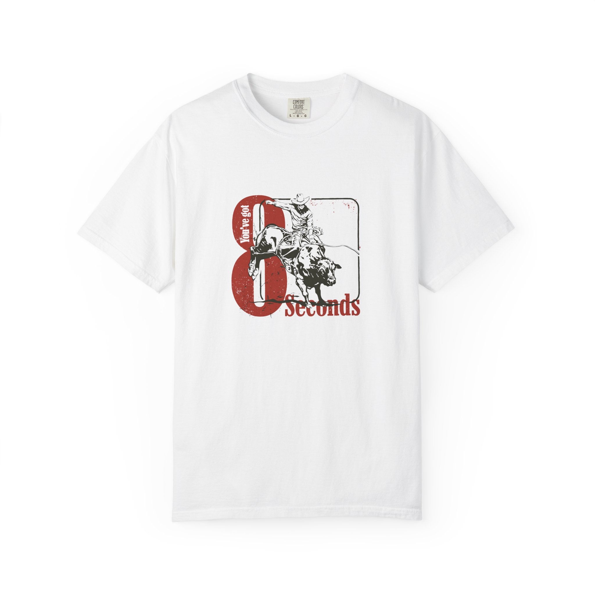 Bull Rider "You've Got 8 Seconds" Unisex Garment-Dyed T-shirt 