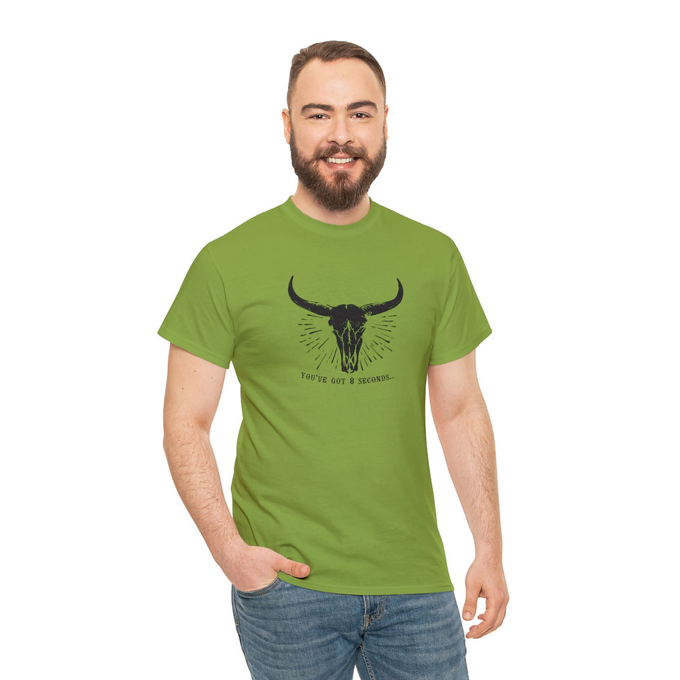 Thumbnail: "You've Got 8 Seconds" Unisex Heavy Cotton Tee