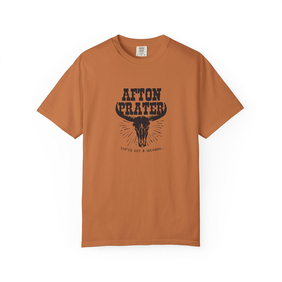 Thumbnail: "You've Got 8 Seconds" Unisex Garment-Dyed T-shirt With Logo