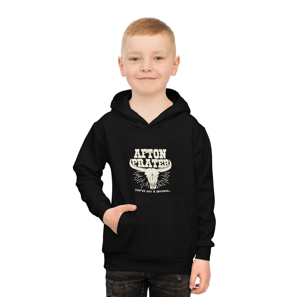 Thumbnail: "You've Got 8 Seconds" Children's Hoodie (AOP) With Logo