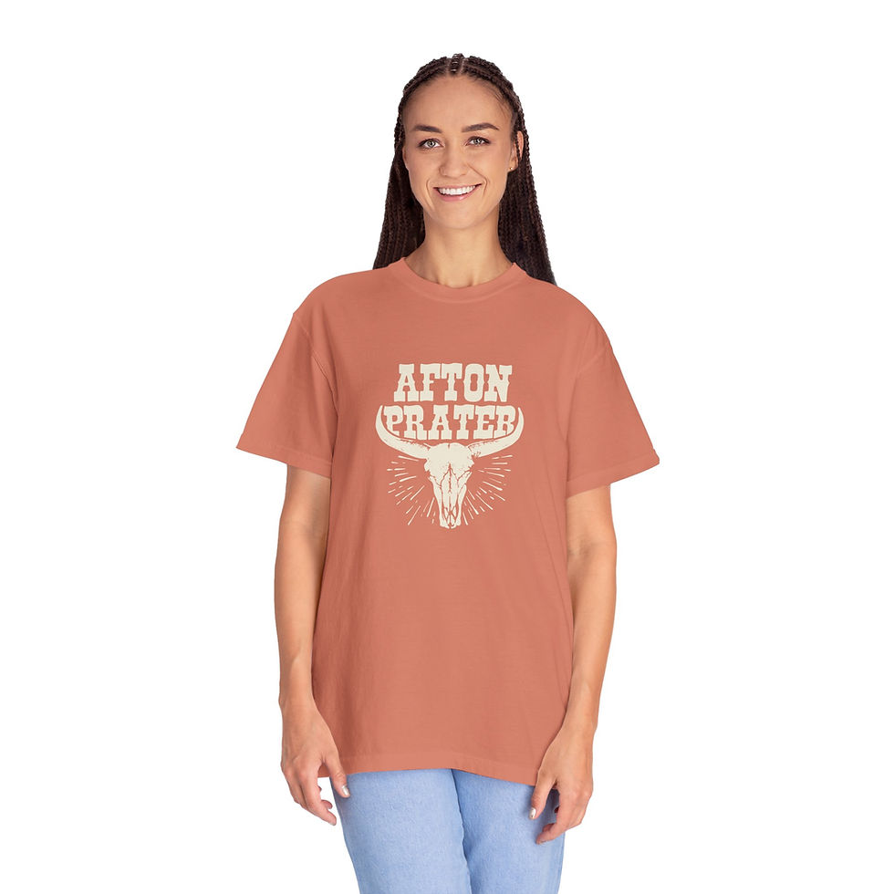 Thumbnail: Bull Unisex Garment-Dyed T-shirt With Logo