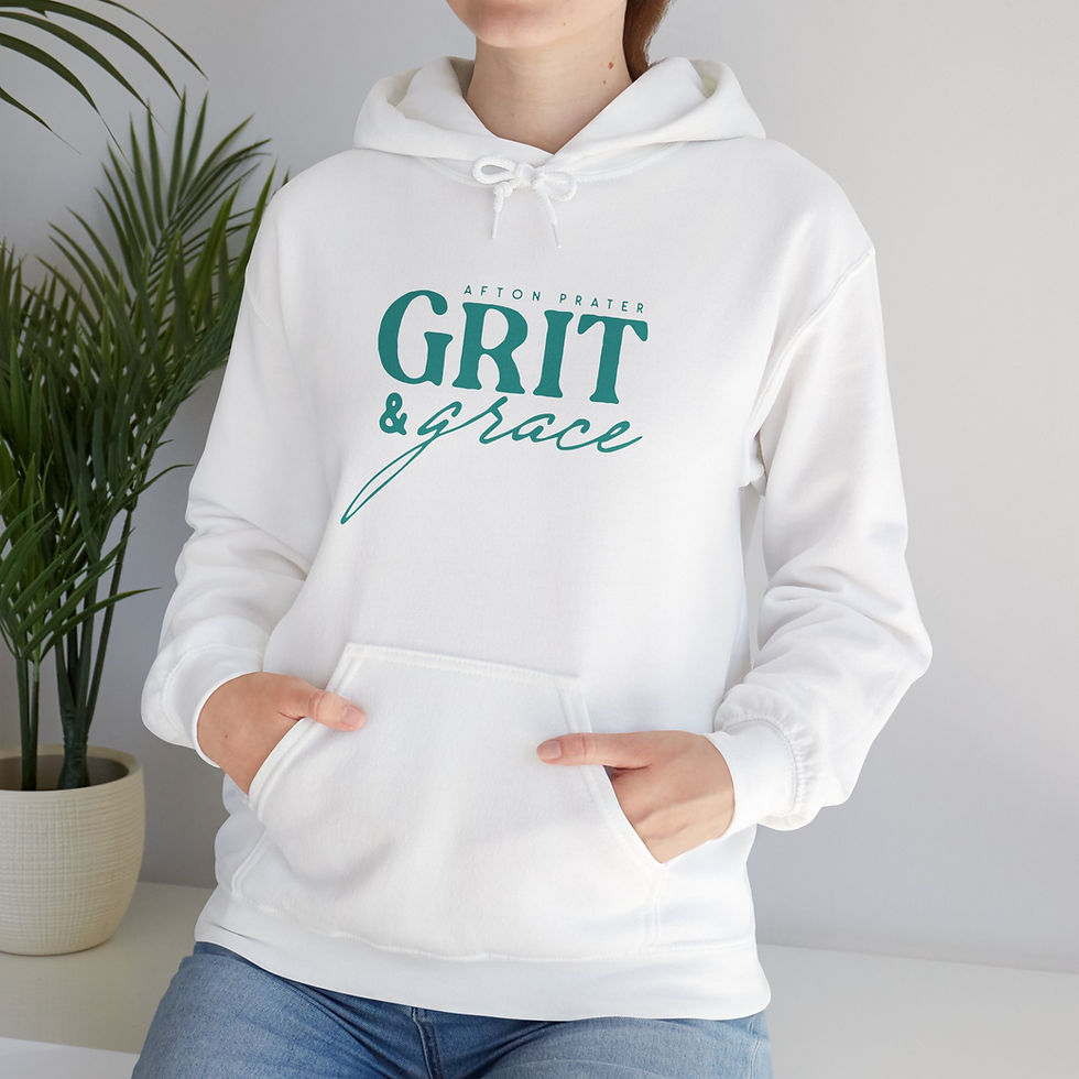Thumbnail: "Grit & Grace" Heavy Blend™ Hooded Sweatshirt (Turquoise)