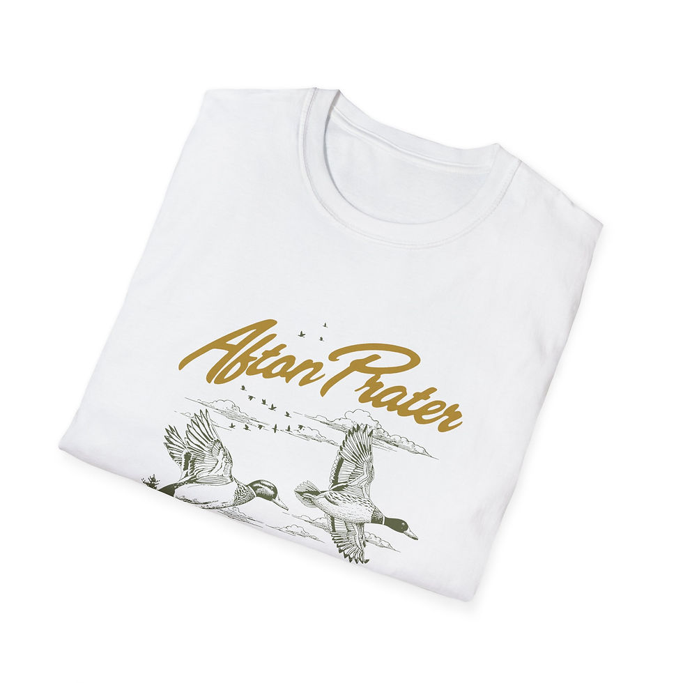 Thumbnail:  "It's Hunting Season" With Logo Unisex Softstyle T-Shirt (Yellow)