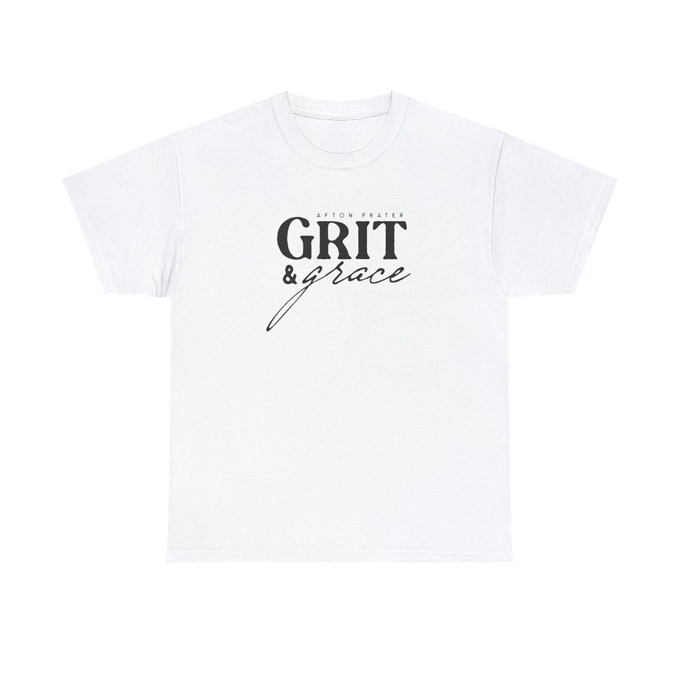 Thumbnail: "Grit & Grace" Unisex Heavy Cotton Tee (Black)