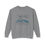 Thumbnail: "Life is Sweeter in Thinner Air" Lightweight Crewneck Sweatshirt (Blue & Black)