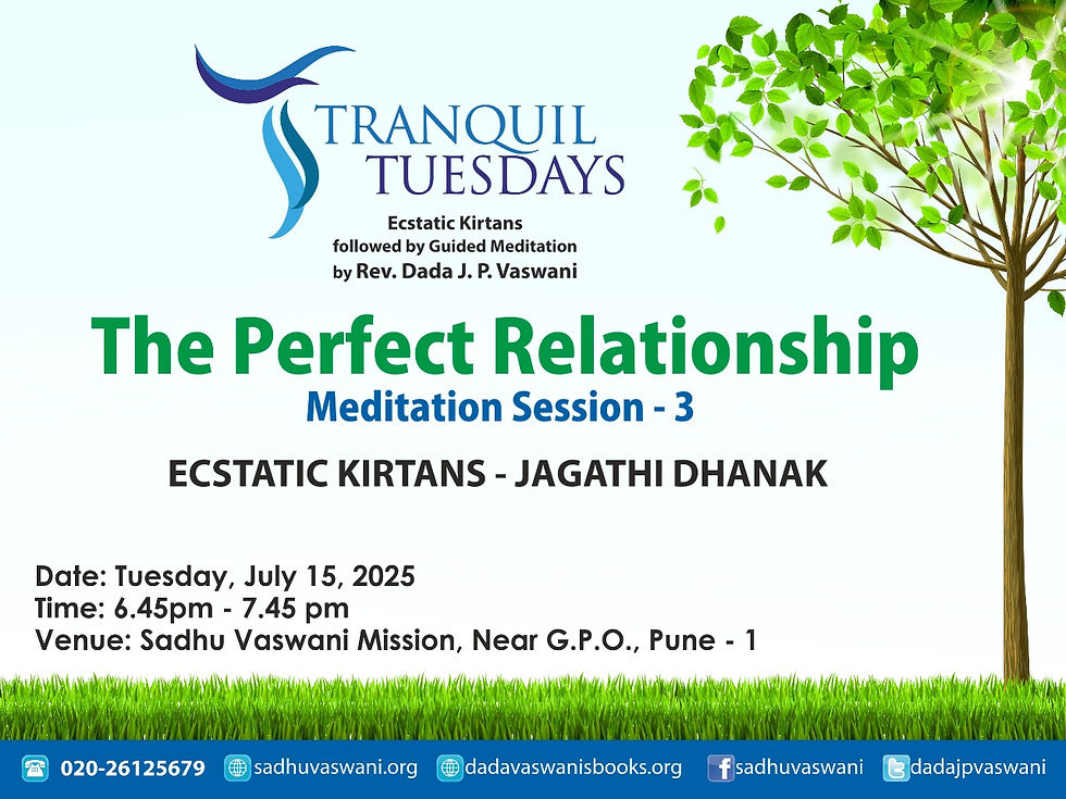 Tranquil Tuesdays - "The Perfect Relationship" - Meditation Session - 3