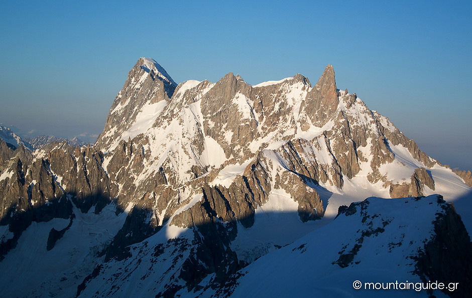 Nikos Hadjis - Mountain Guide - Alpinism - Summit Dent du Géant 4.013m