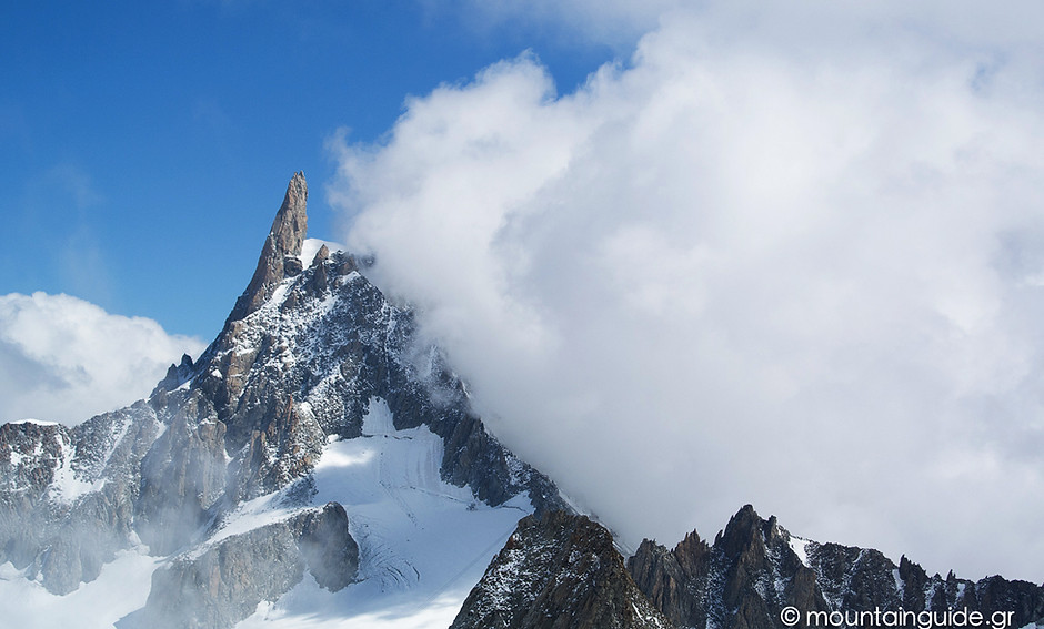 Nikos Hadjis - Mountain Guide - Alpinism - Summit Dent du Géant 4.013m