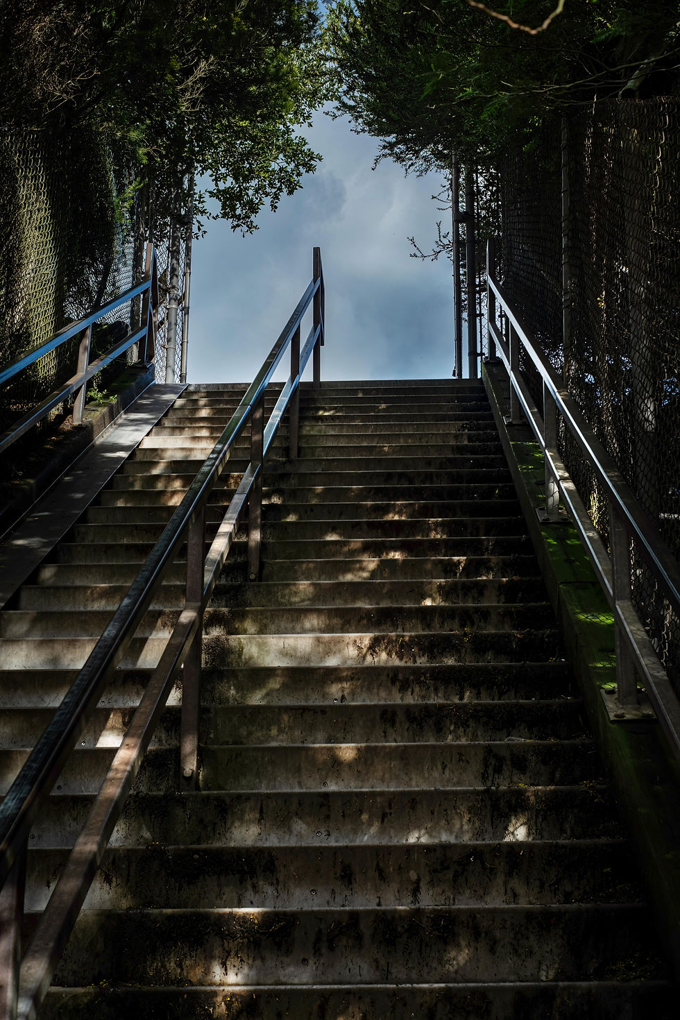 Stairs.
