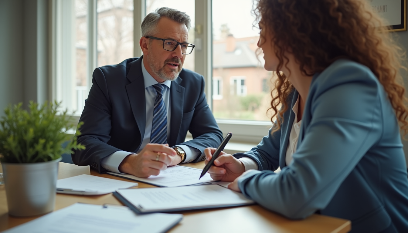 Keys and housing documents representing the choice between buying and renting