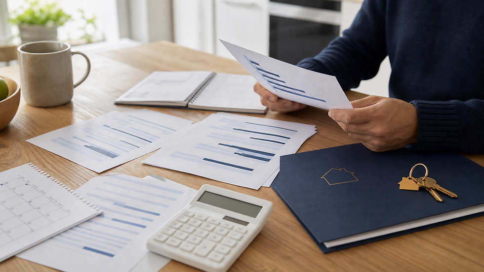 Borrower organizing variable income records for mortgage review