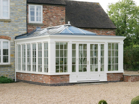 orangery on brick extension