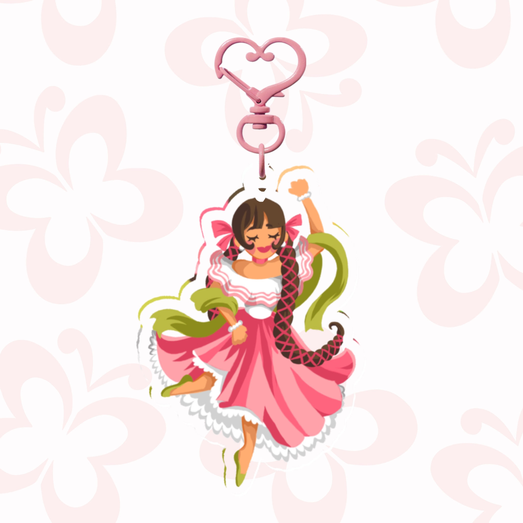 (Pink) Dancer Keychain