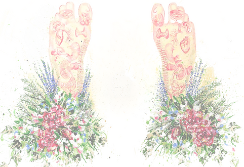 Re-Balance Reflexology Foot Design