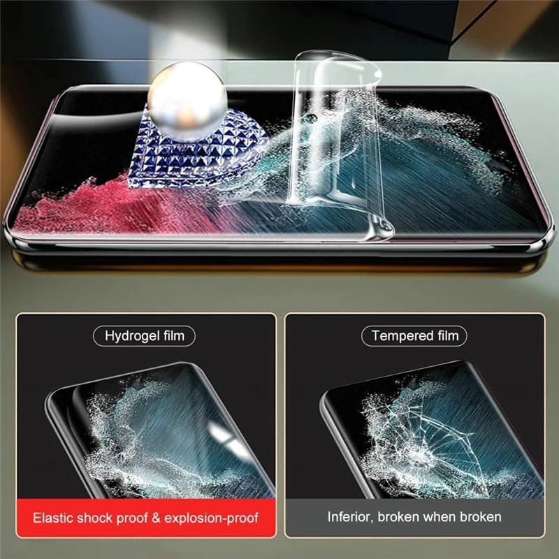 Miniatura: Tempered Glass Screen Protector Lens Hydrogel For Samsung S23 S22 Ultra Plus USA
