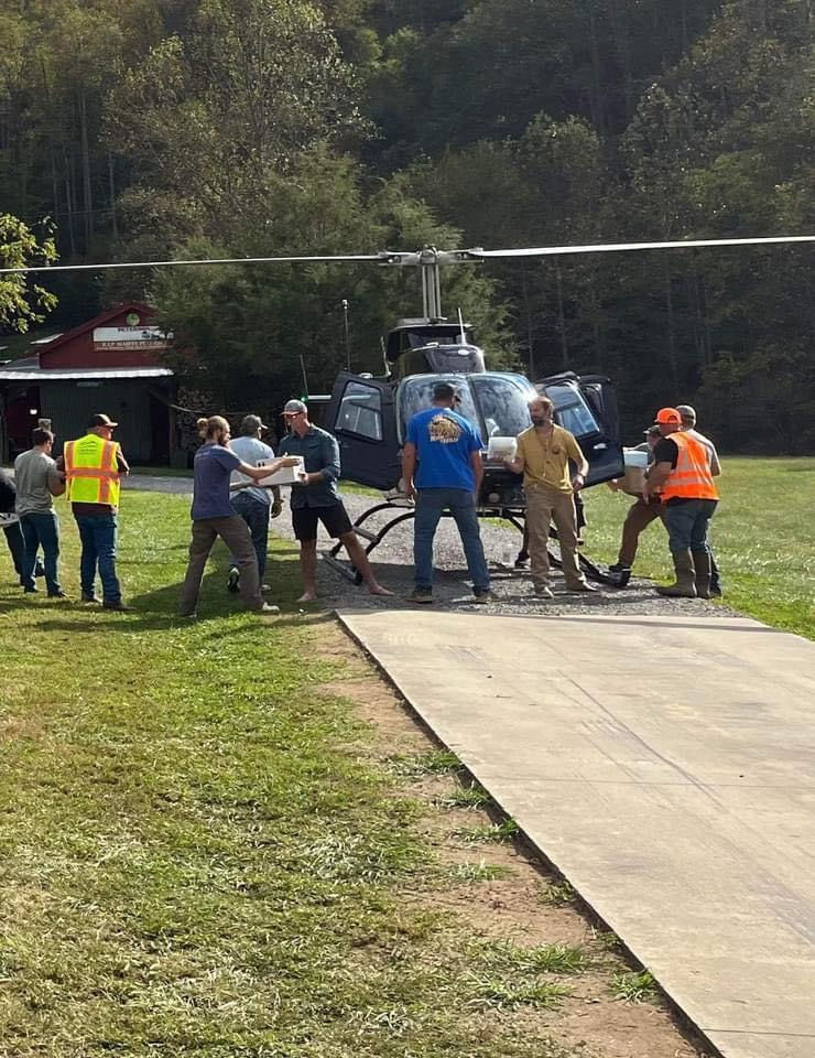 Founding members of NORA and the community of Poplar worked together to provide much needed humanitarian aid to flood impacted residents.