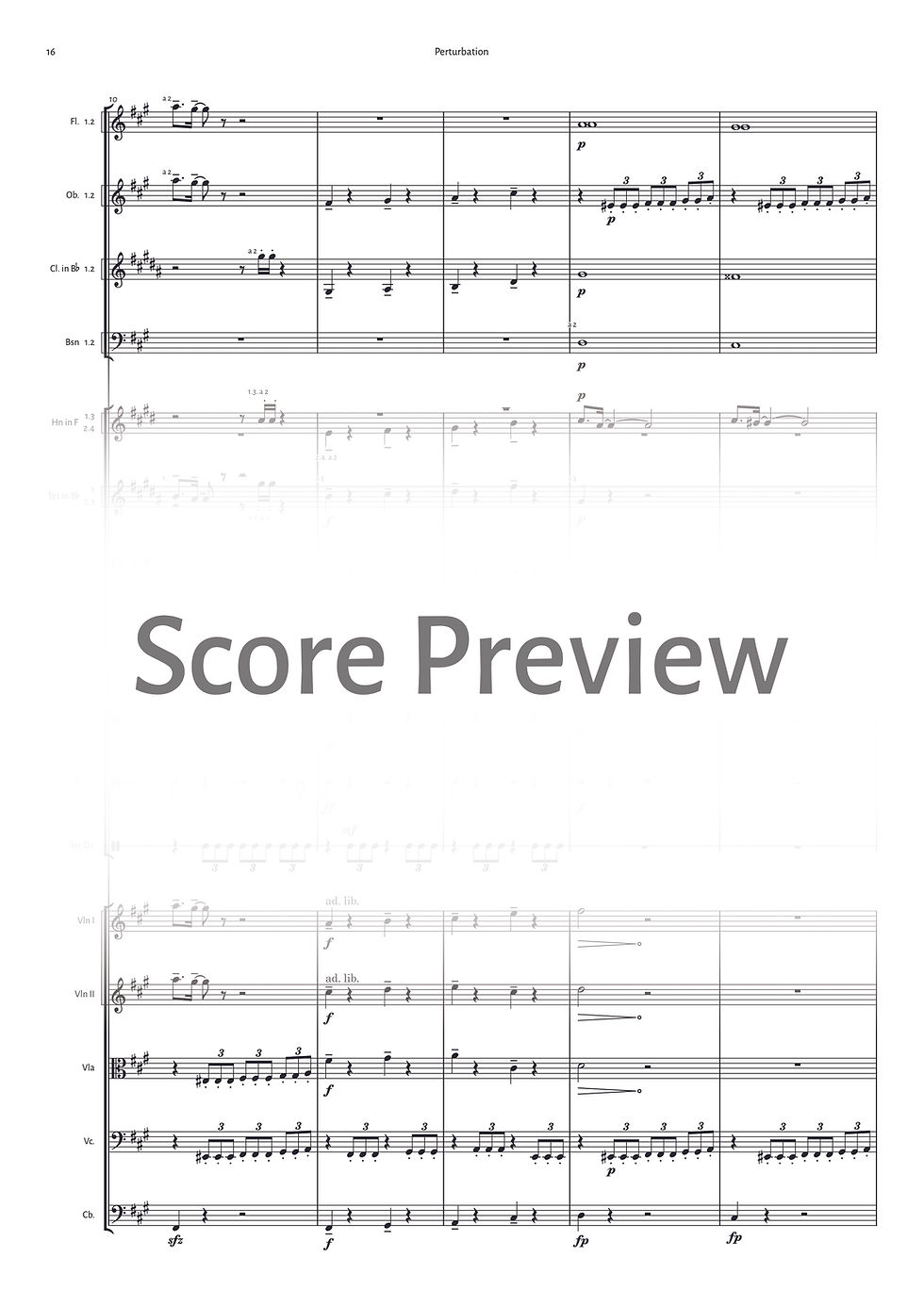 Thumbnail: Bifurcations - Conductor's Score and Instrument Parts