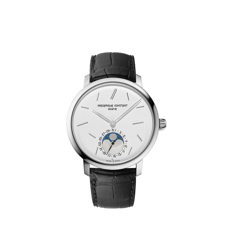 Men's Automatic Moon Phase Watches Frederique Constant x ROMARIC ANDRÉ