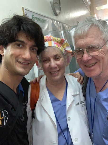 Dr Omar Hussain with colleagues