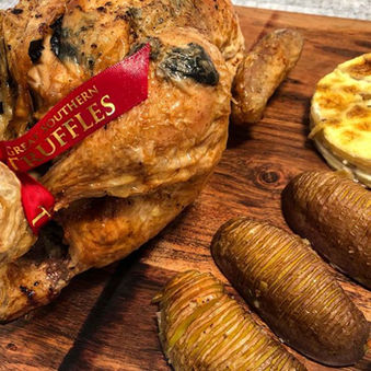 Roast Chicken with Great Southern Black Winter Truffle