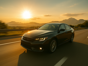 熊本の自然（阿蘇・俵山ルート）× 車