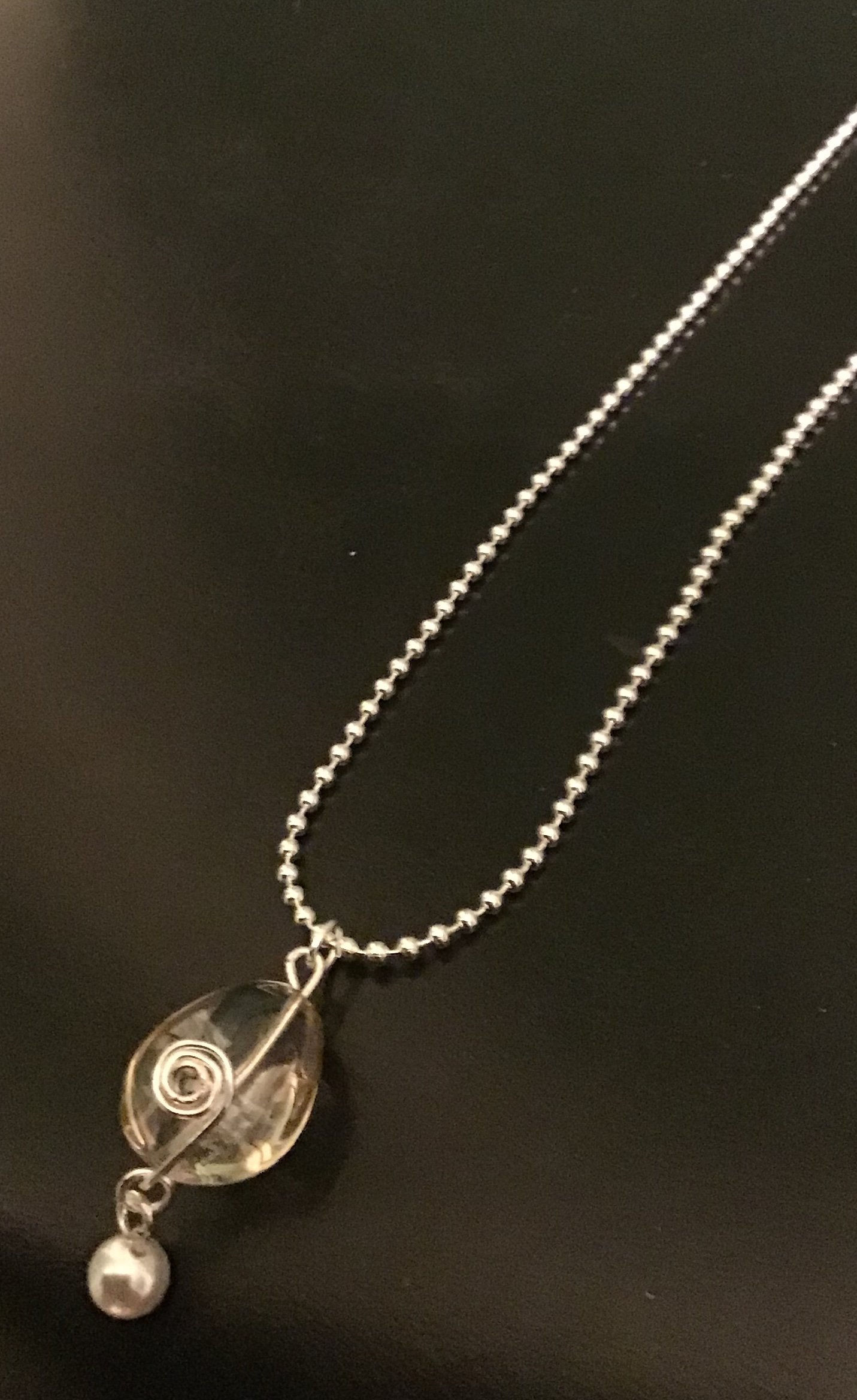 Water Drop Pendant Necklace #1