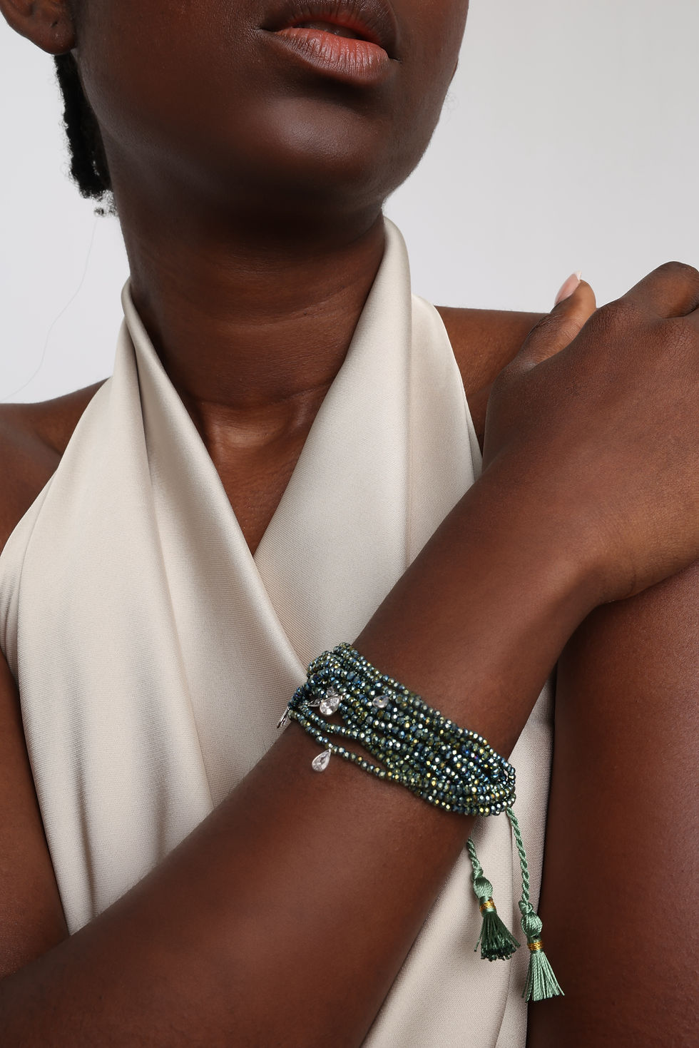 Thumbnail: Aura Crystal Beaded Bracelet