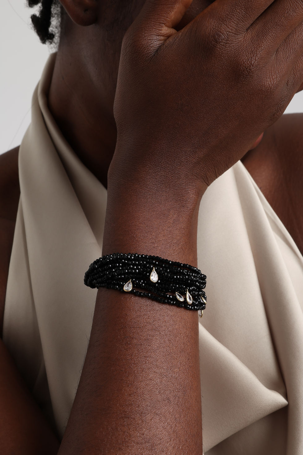 Küçük resim: Aura Crystal Beaded Bracelet