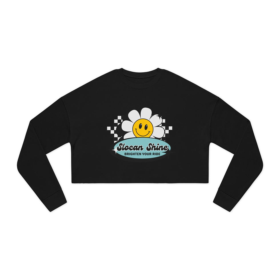 Thumbnail: Brighten Your Ride Cropped Sweatshirt for Women