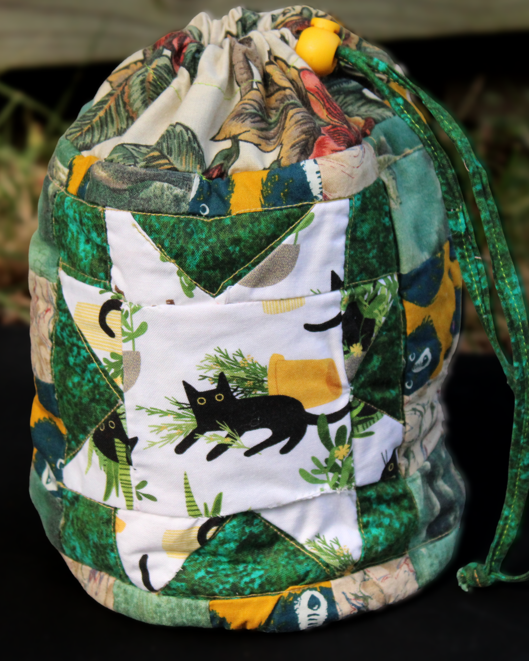 Plant Cat Dice Bag