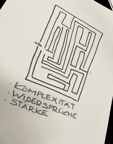 Labyrinth ursina fried, komplexität, Widersprüche, störke