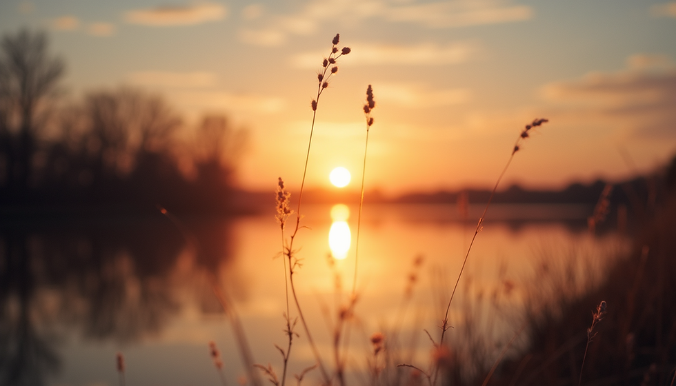 Sonnenuntergang am See, Friedpartner.ch