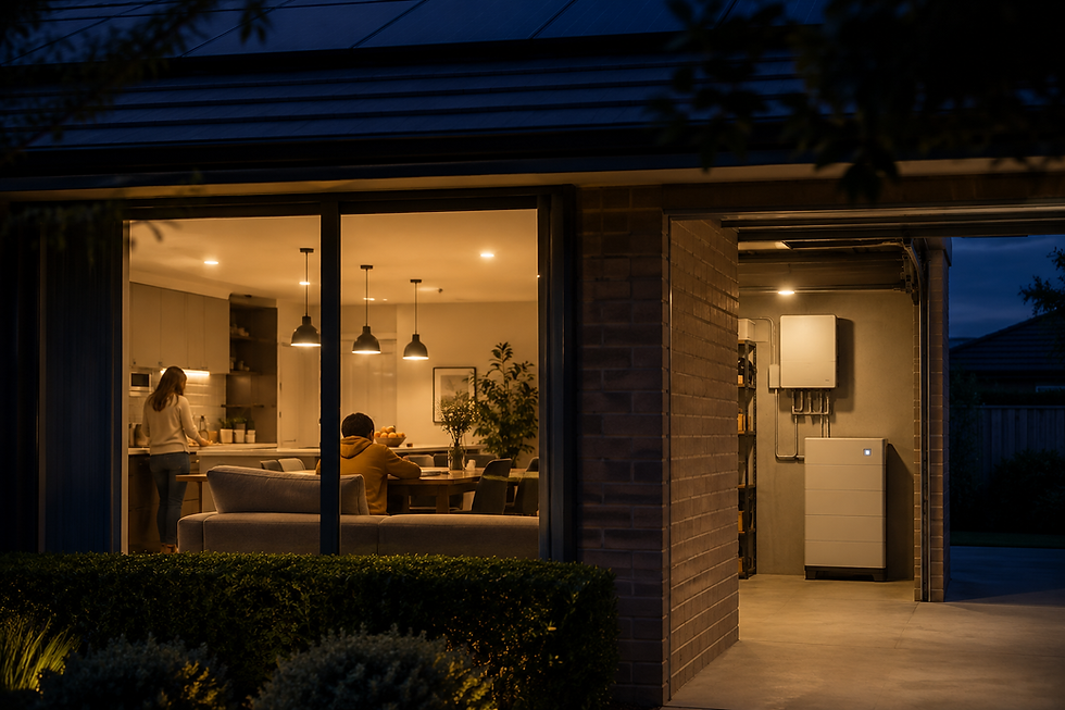 A night in an Australian home