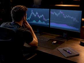 Trader comparing conflicting chart timeframes