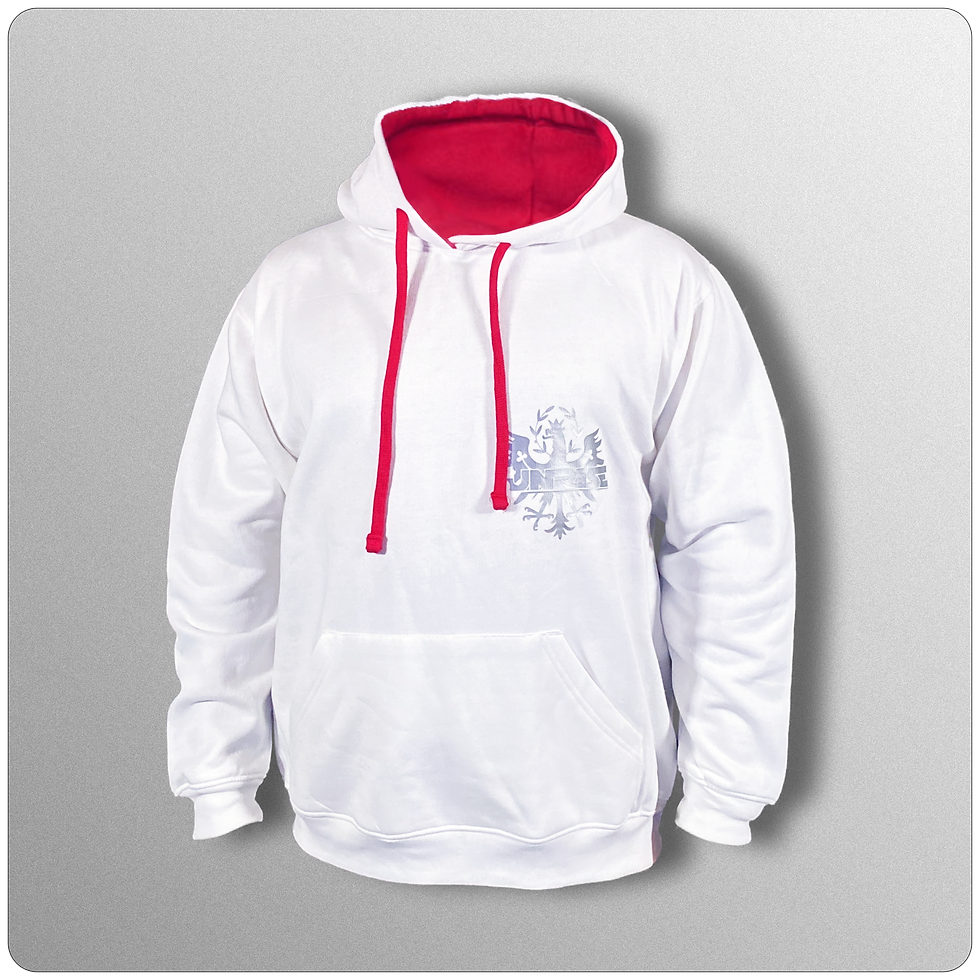 Miniaturbild: Kapuzen-Hoodie mit silbernem Druck