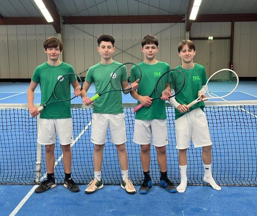 U15m v.l.: Michel, Gordon, Felipe, Julius (es fehlt Nils).