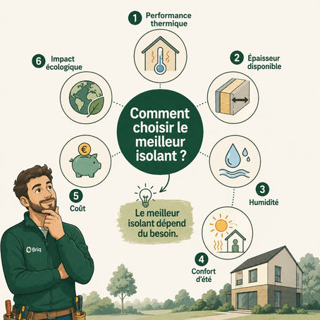 Le meilleur isolant, comment le choisir ? Une illustration pour comprendre