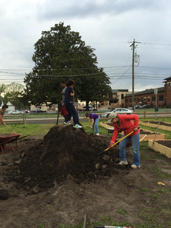 The last pile of dirt
